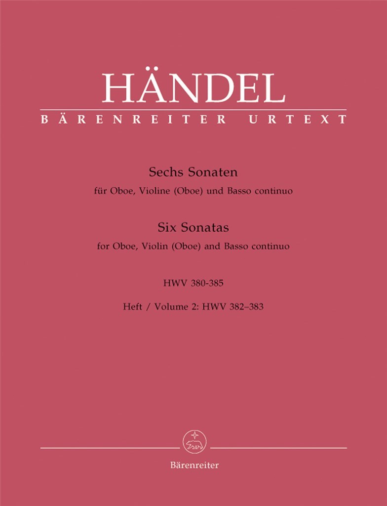 6 Sonatas Ob-Vln-Bc Bk 2
