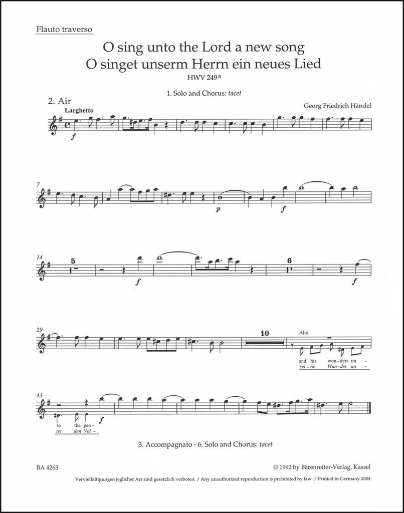 O sing unto the Lord