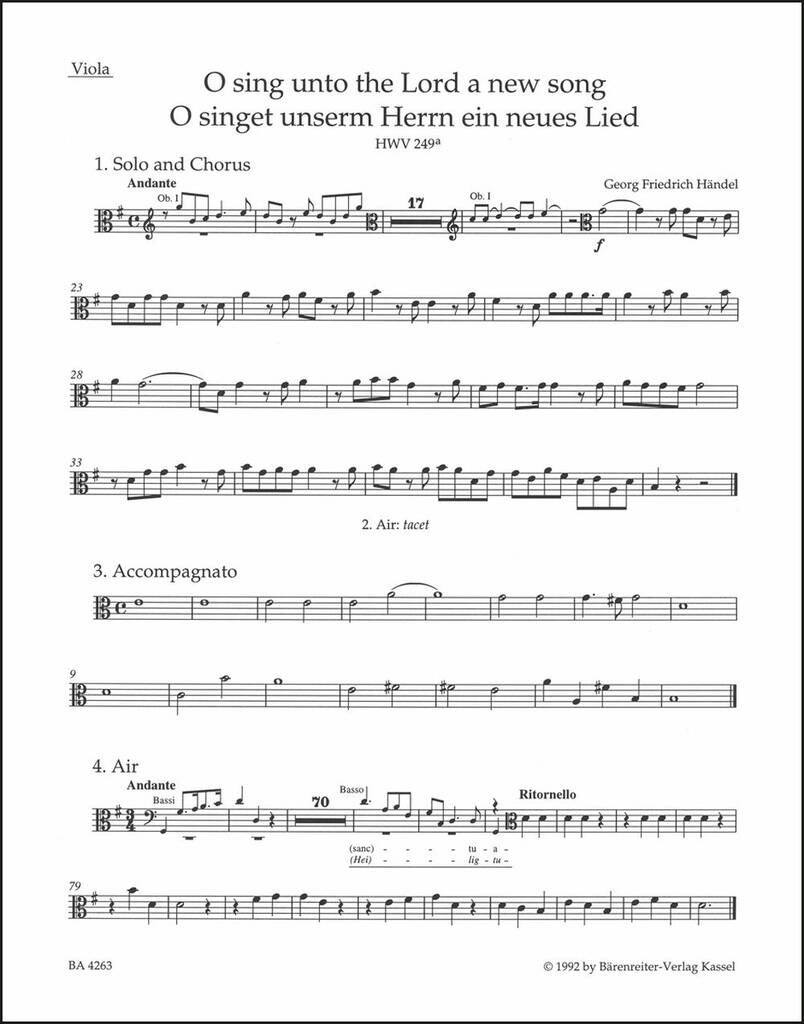 O sing unto the Lord