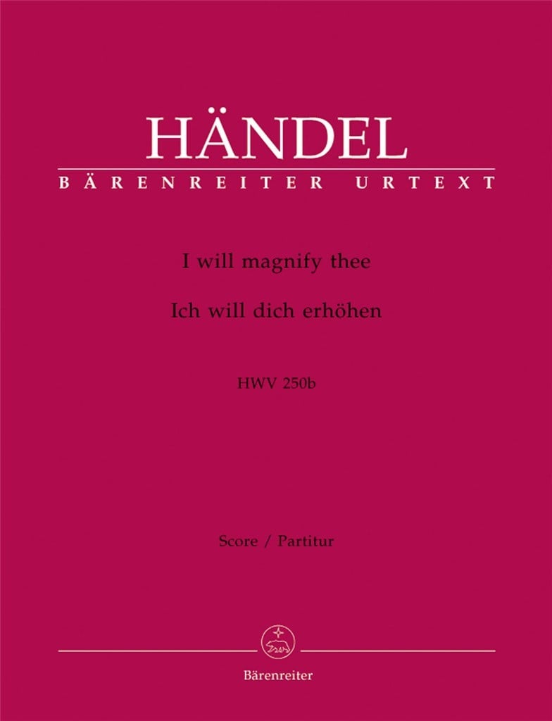 I will magnify theeorIch will dich erhohen