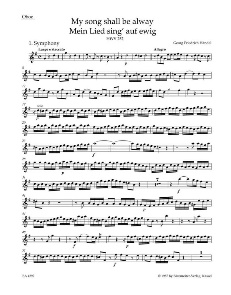 My song shall be alway