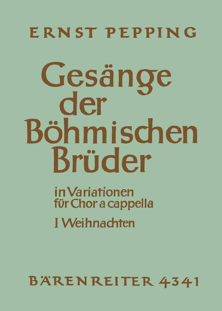 Gesange der Bohmischen Bruder in Variationen, 1