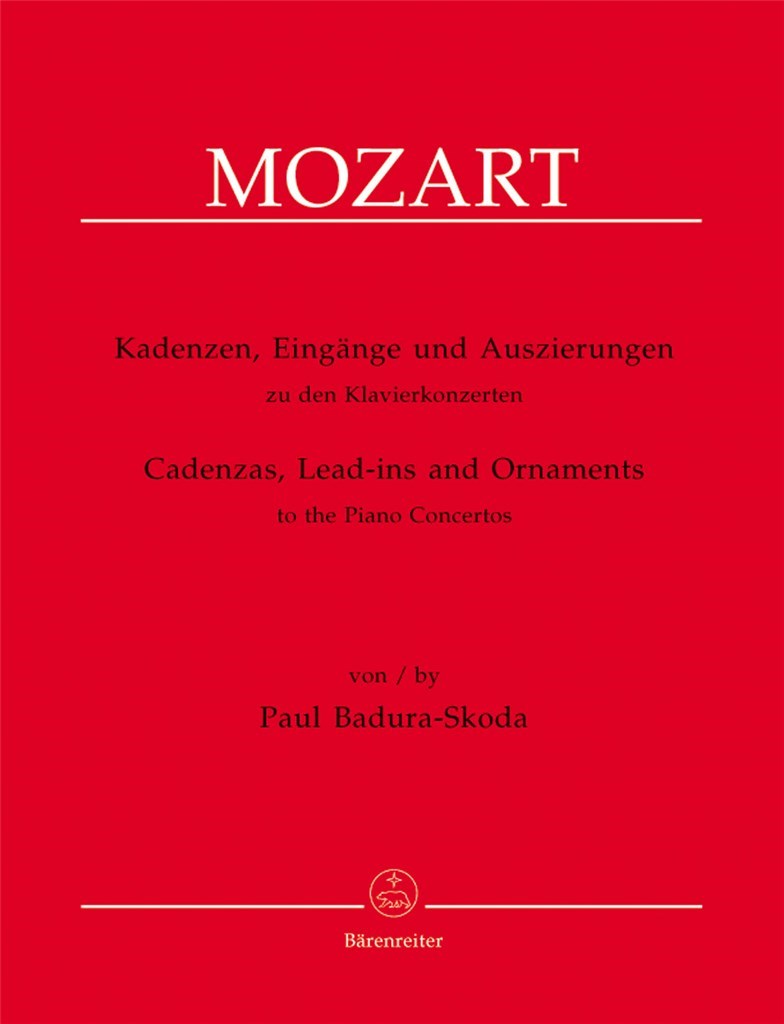 Cadenzas Mozart Piano Concerti