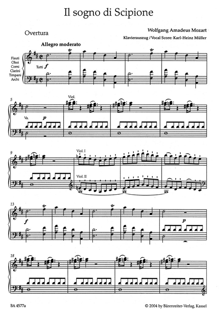 Il Sogno Di Scipione - Der Traum Des Scipio