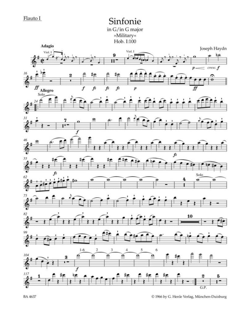 Symphony in G major No. 100