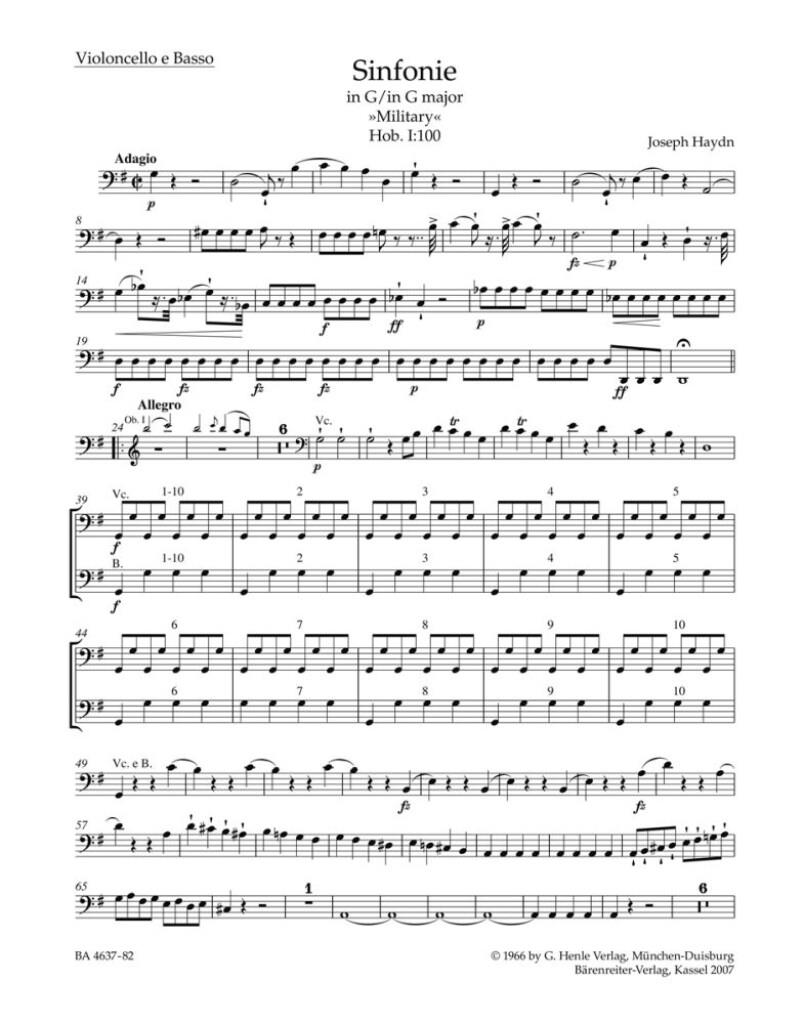 Symphony in G major No. 100