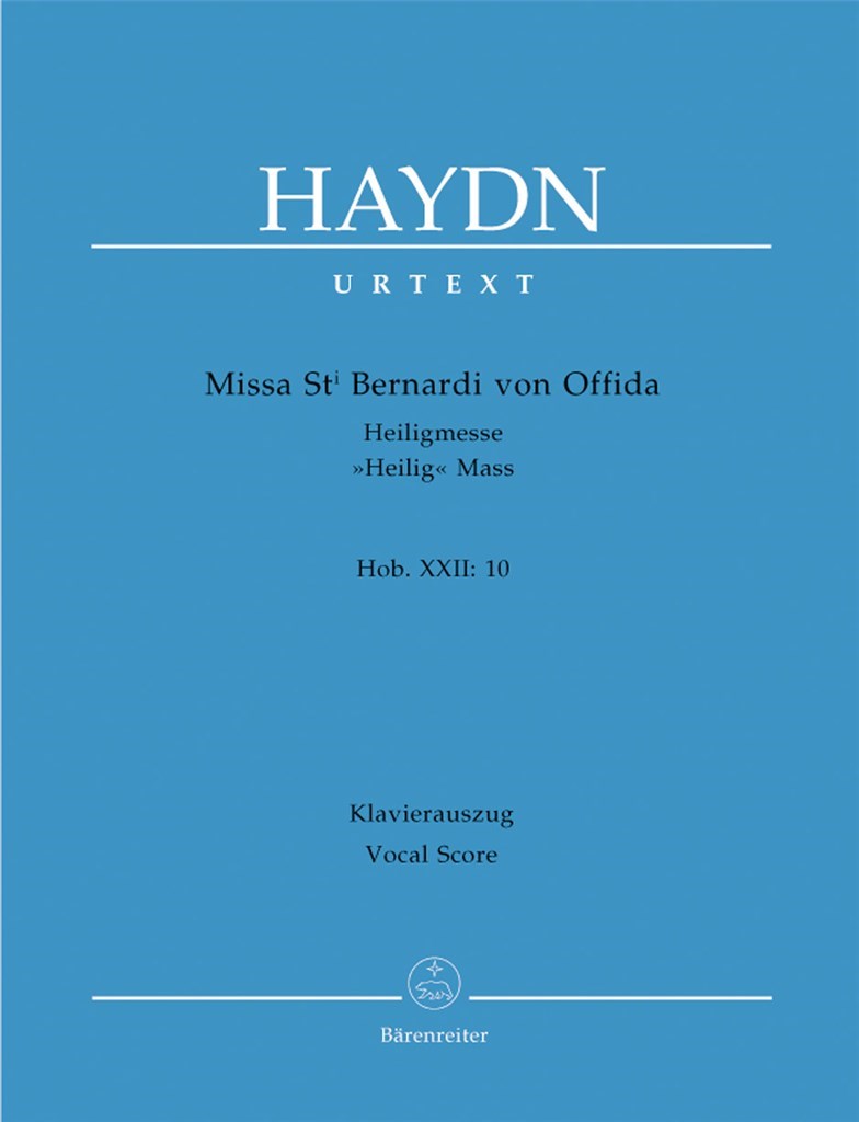 Missa S. Ti Bernardi Von Offida Hob Xxii 10