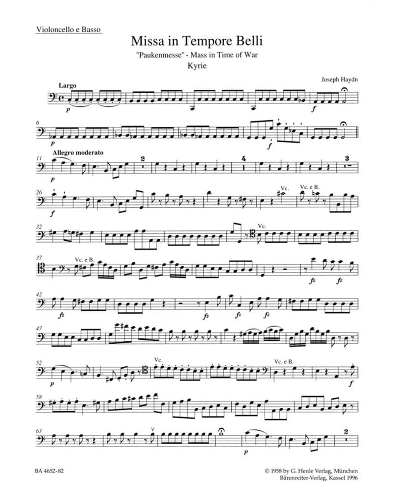 Missa in Tempore Belli