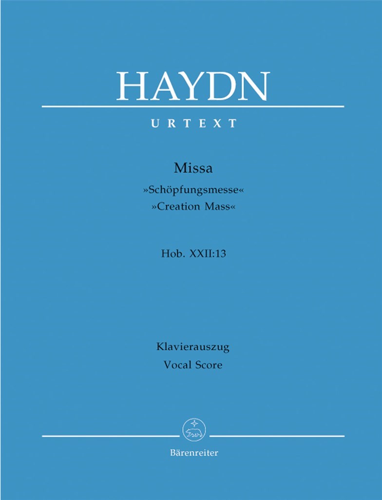 Missa B Flat Major Creation Mass Hob Xxii 13