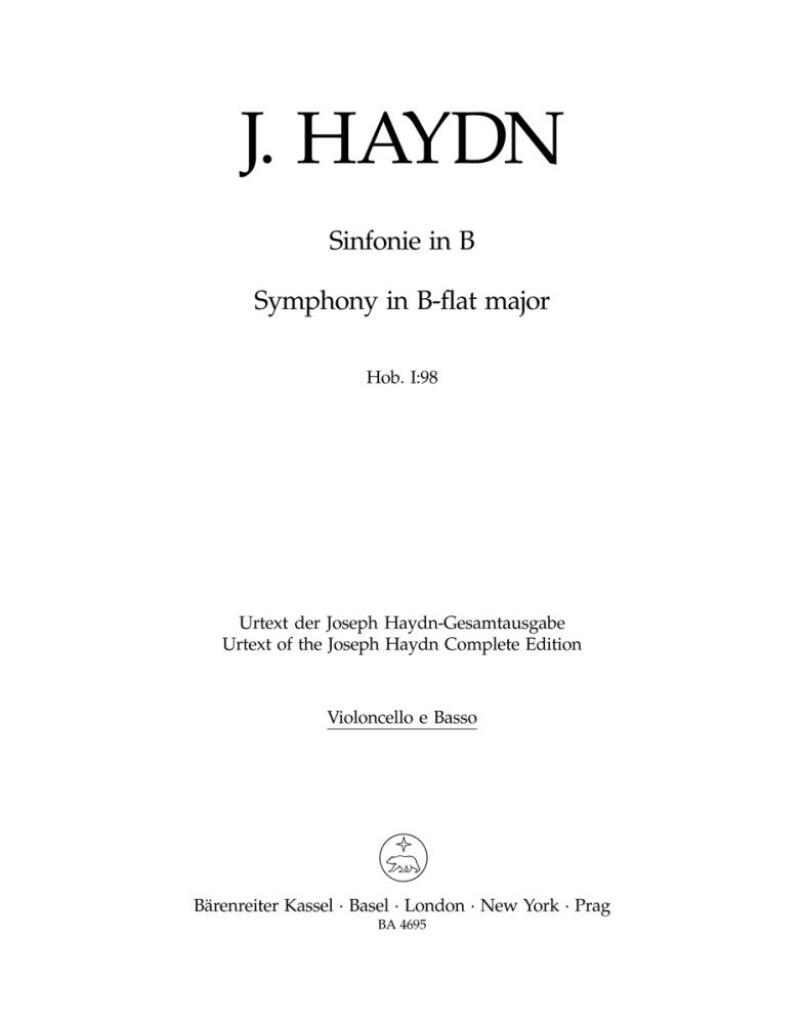 Symphony in Bb major No. 98