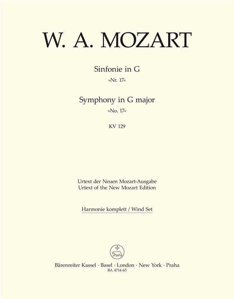 Symphony in G Major No. 17