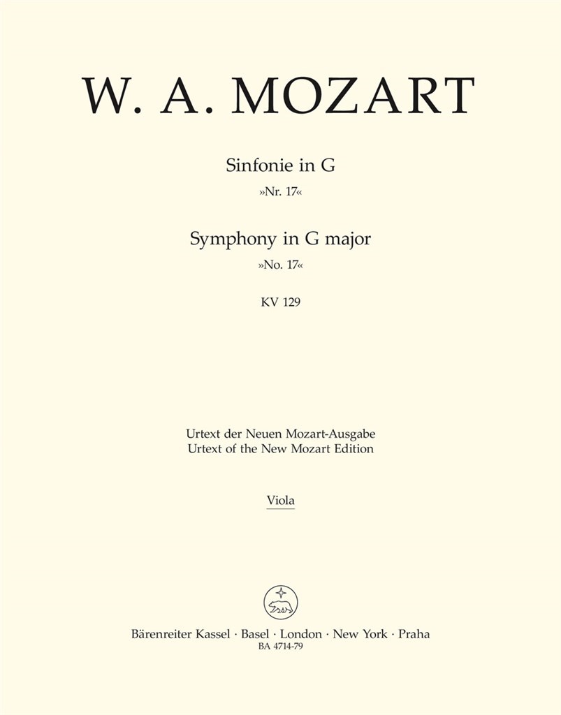 Symphony in G Major No. 17