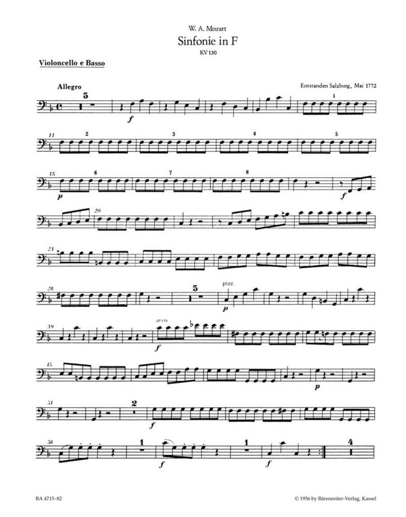 Symphony in F Major No. 18