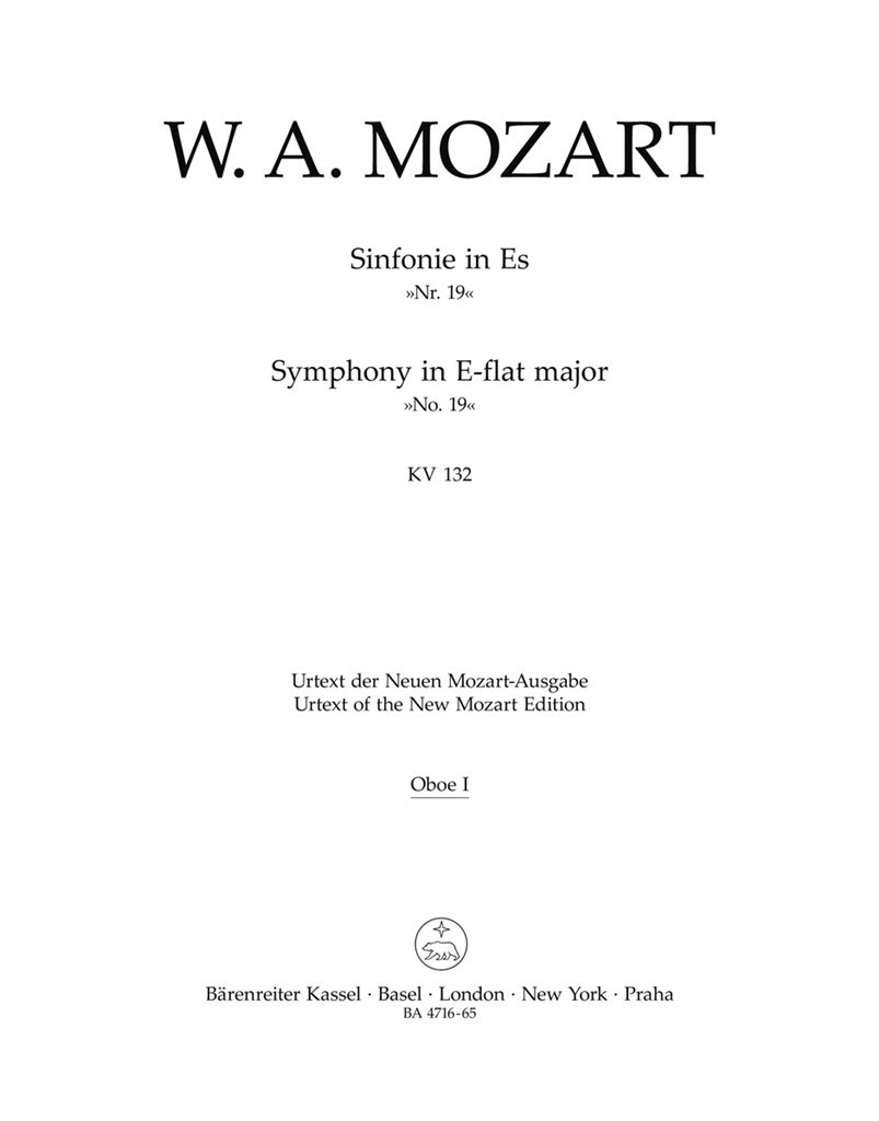 Symphony in Eb Major No. 19