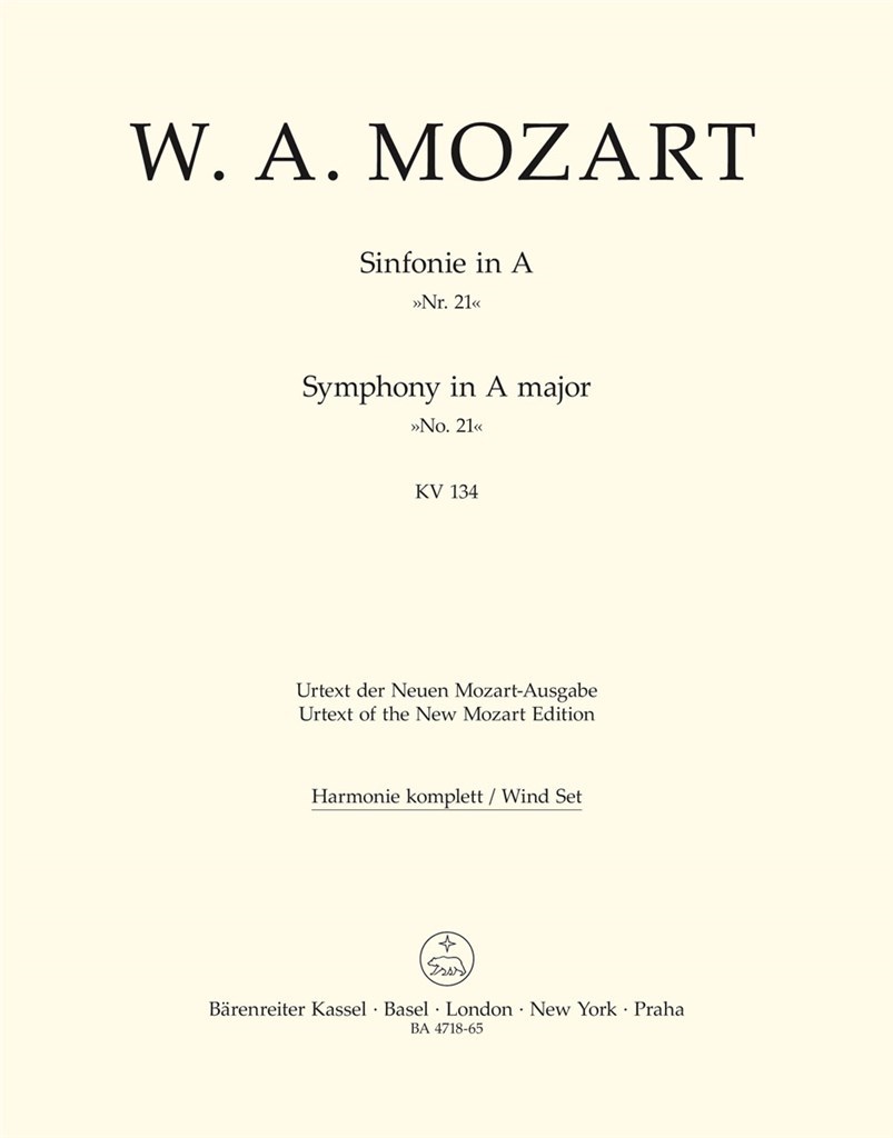 Symphony in A Major No. 21