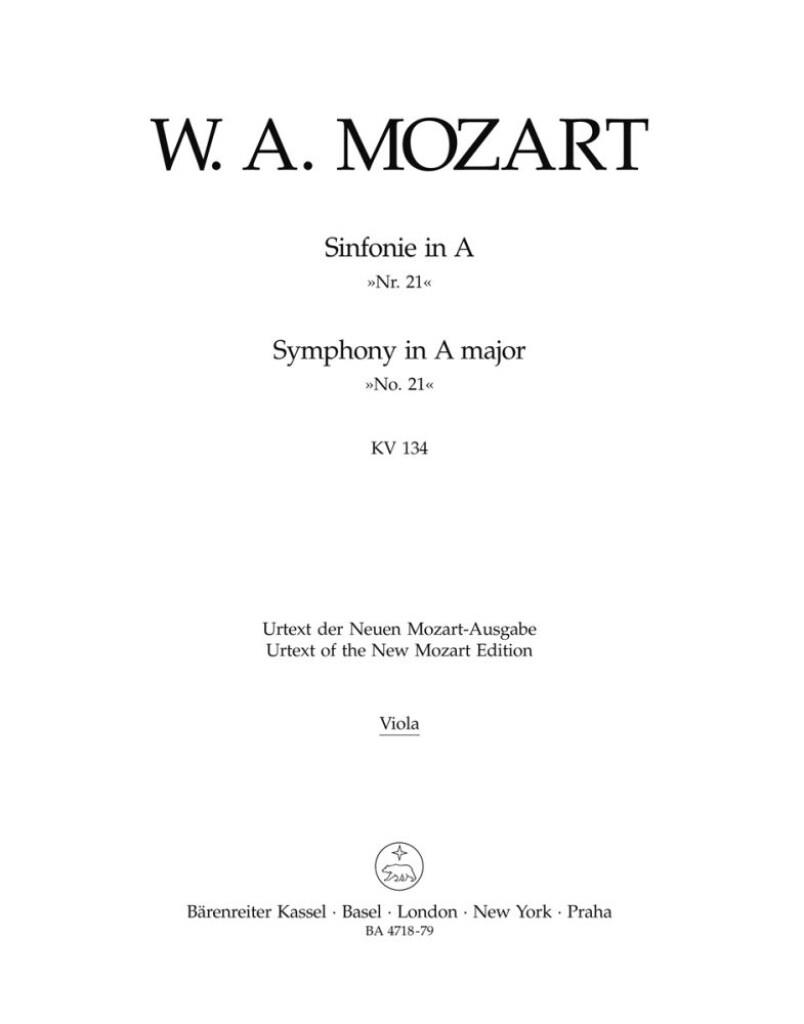 Symphony in A Major No. 21