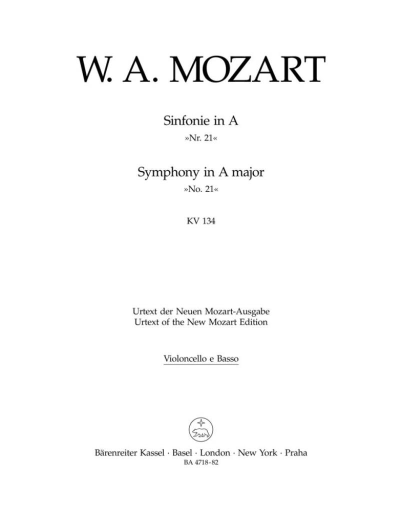 Symphony in A Major No. 21