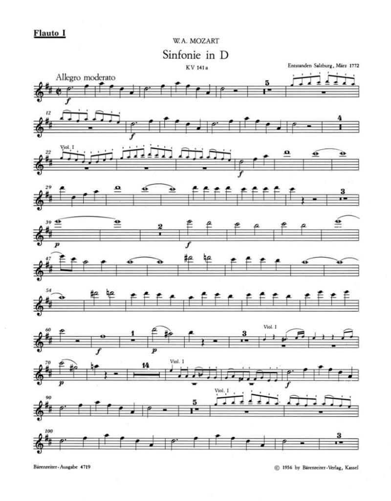 Symphony in D major (K.141a)