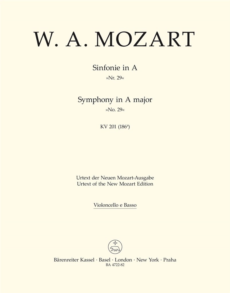 Symphony in A Major No. 29
