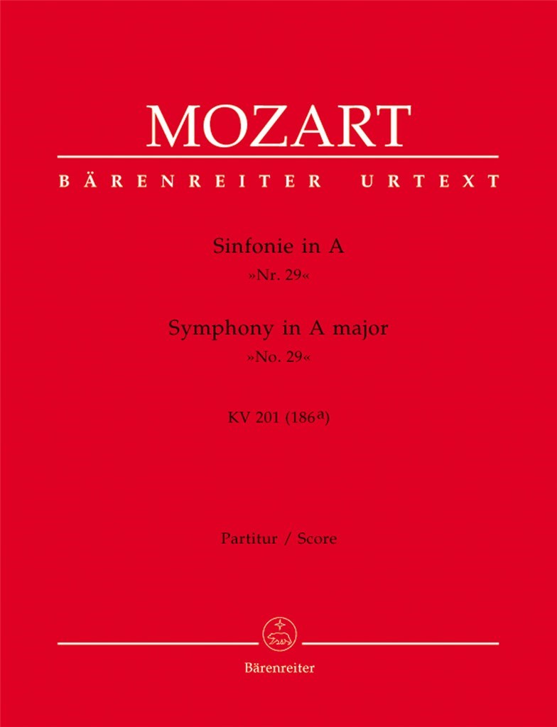 Symphony in A major No. 29 KV 201(186a)