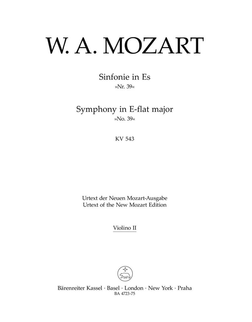 Symphony in Eb Major No. 39