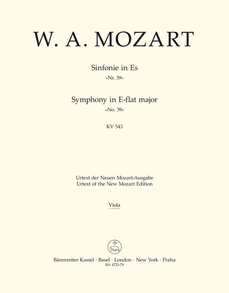 Symphony in Eb Major No. 39