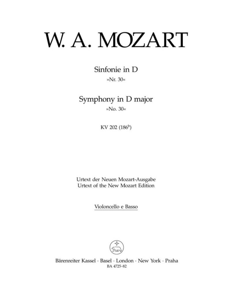 Symphony in D Major No. 30