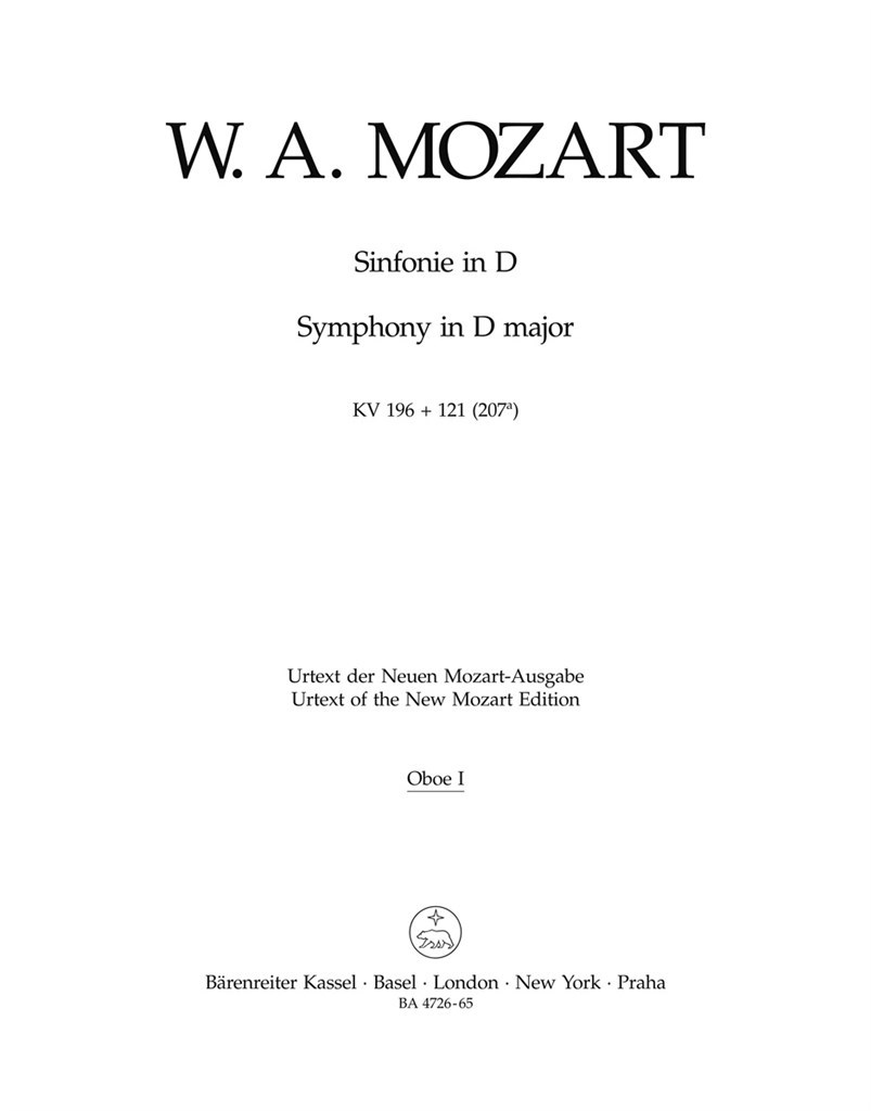 Symphony in D major (K.196/K.121)