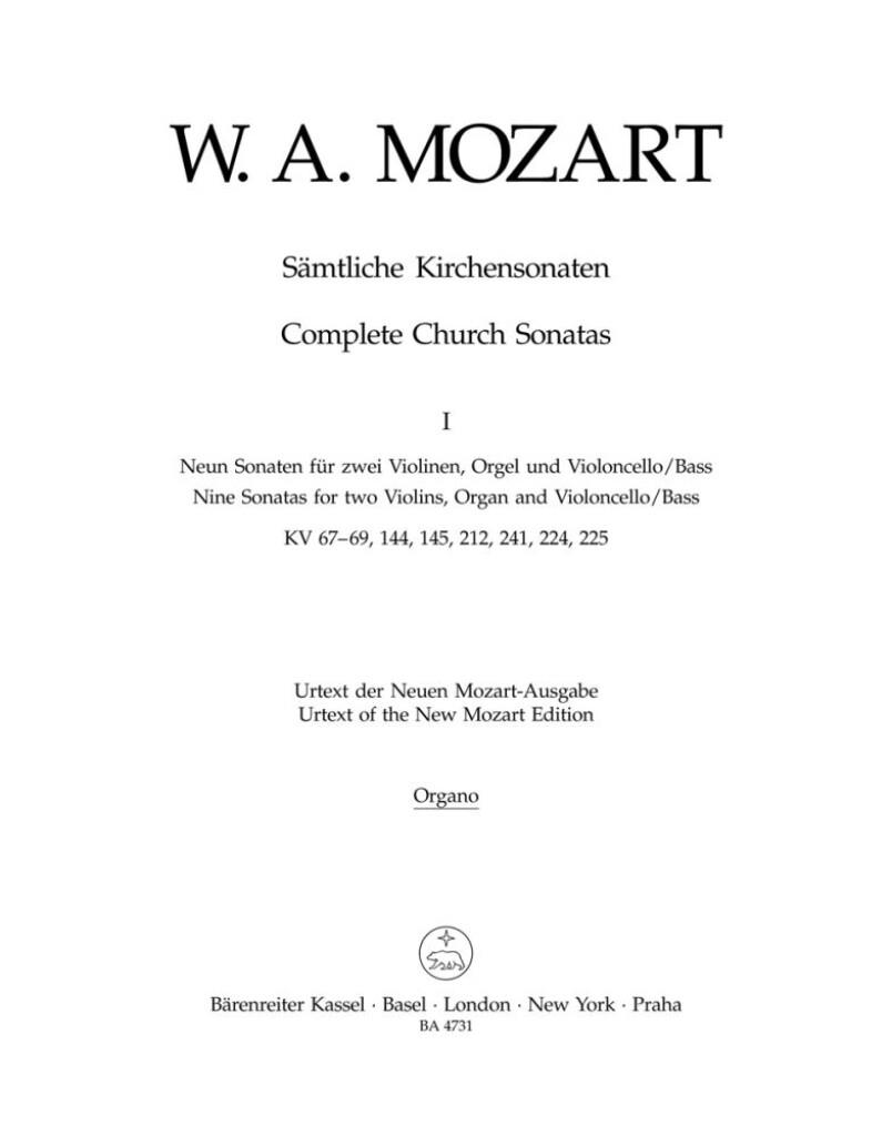 Samtliche Kirchensonaten, Heft 1