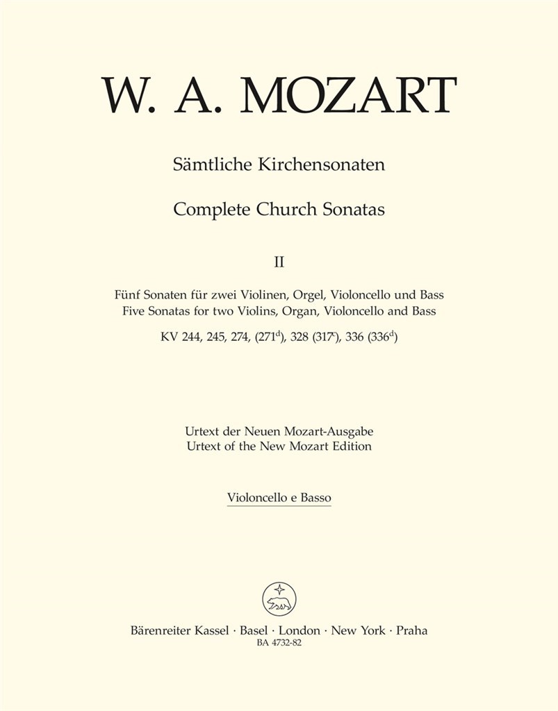 Samtliche Kirchensonaten, Heft 2
