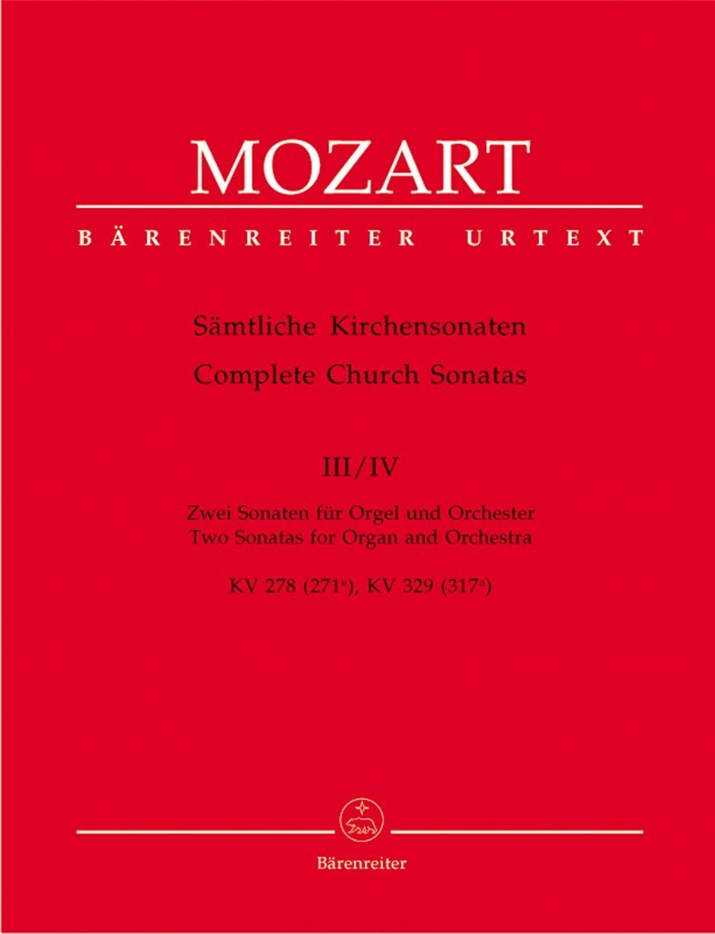 Samtliche Kirchensonaten, Heft 3-4