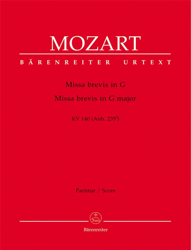 Missa brevis G major KV 140 (Anh. 235d)