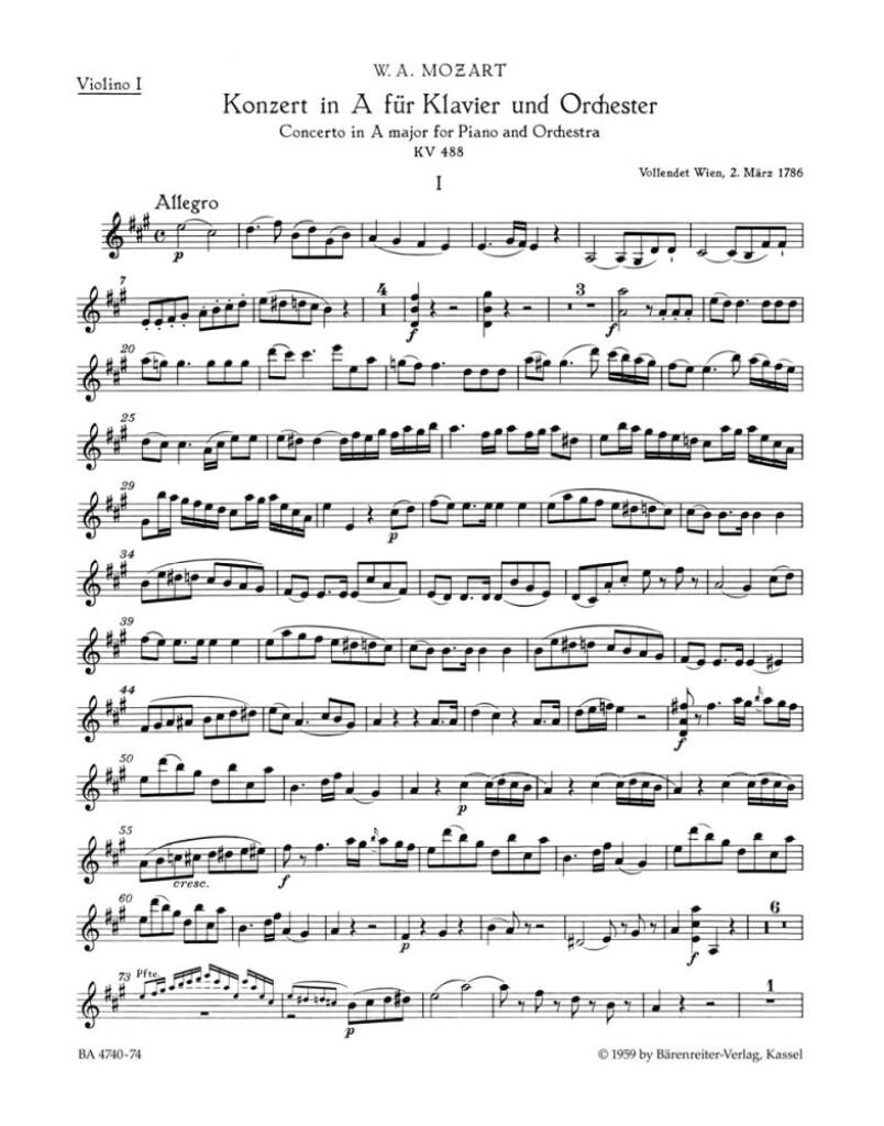 Concerto in A Major No. 23