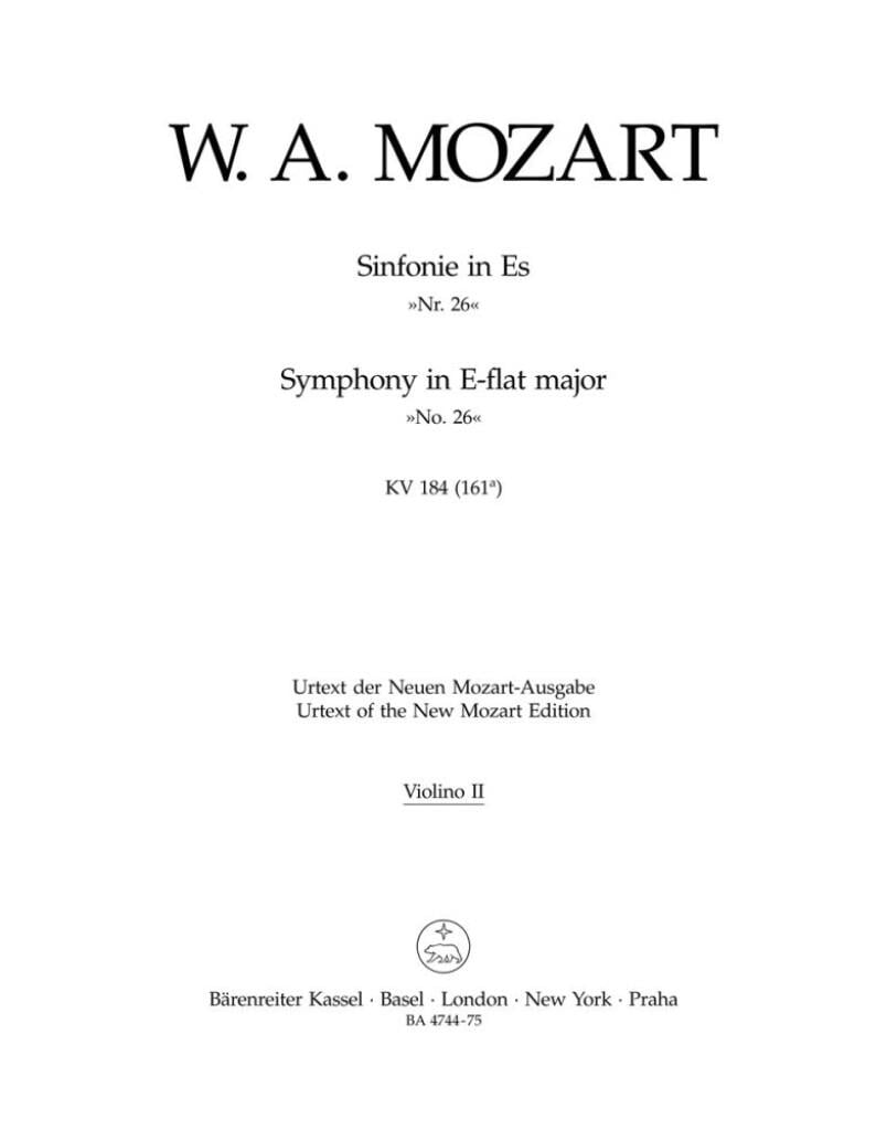 Symphony in Eb Major No. 26