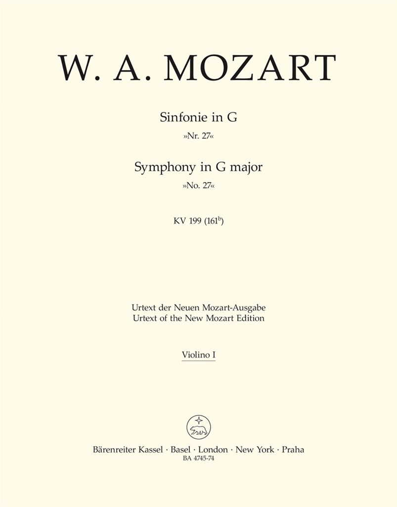 Symphony in G Major No. 27