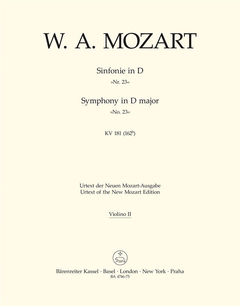 Symphony in D Major No. 23