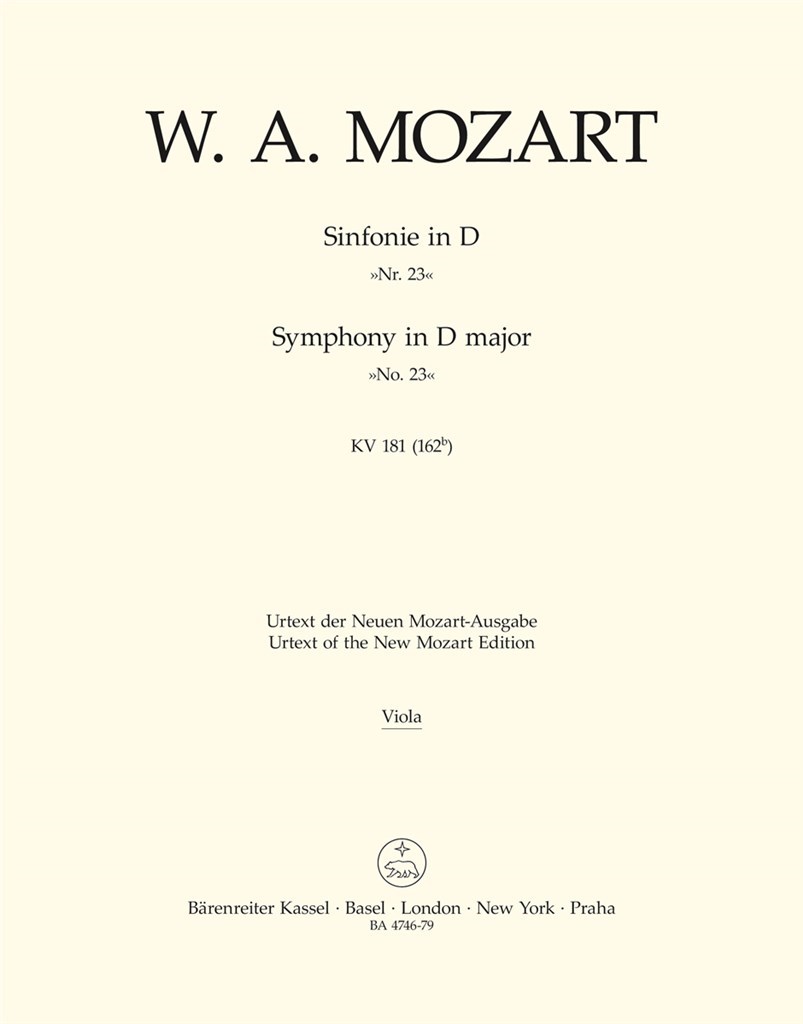 Symphony in D Major No. 23