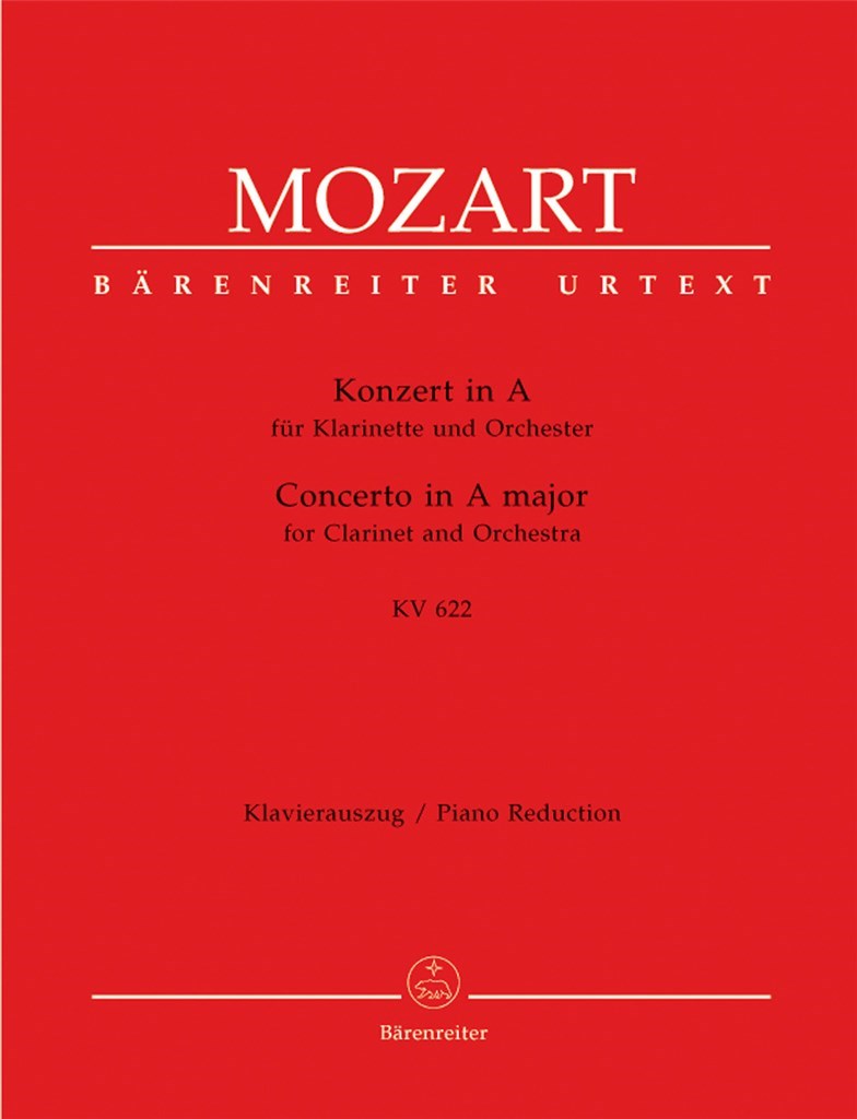 Concerto for Clarinet and Orchestra A major KV 622