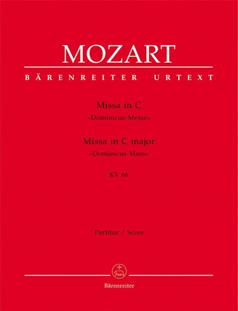 Missa C major KV 66 'Dominicus Mass'