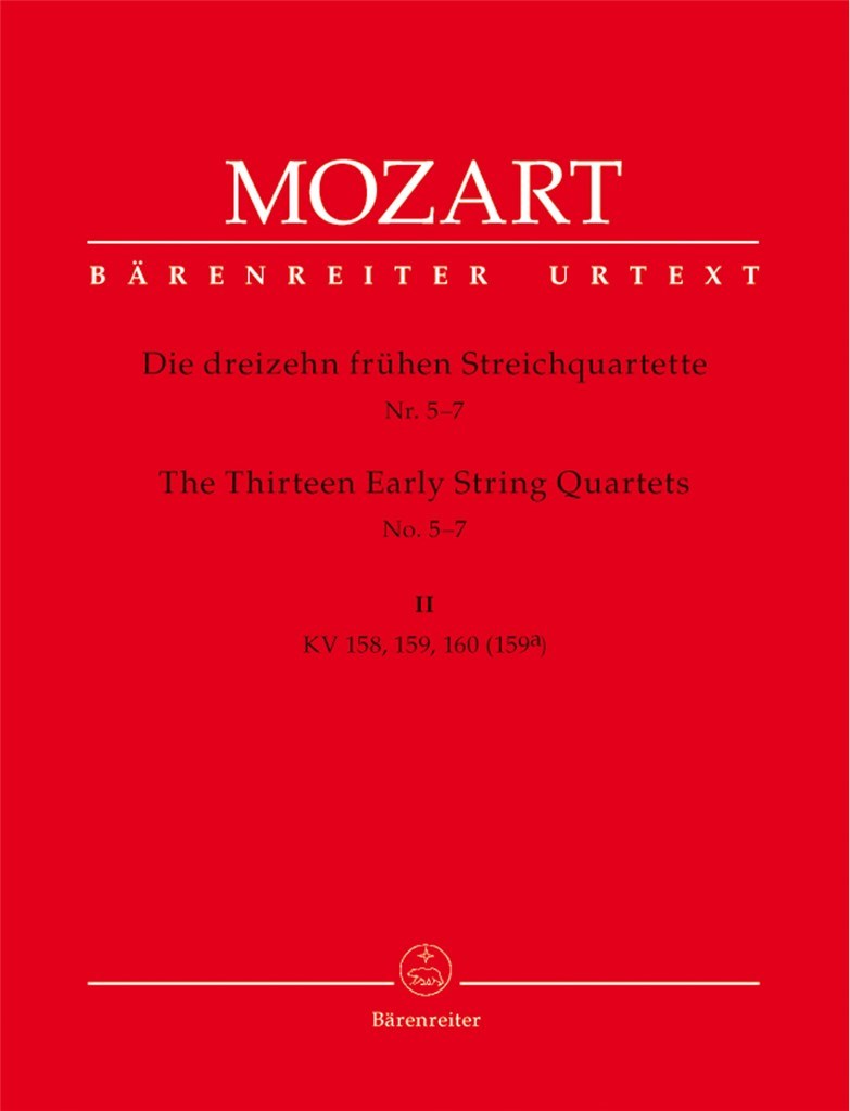 Early String Quartets Bk2 Parts