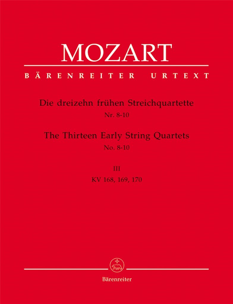 Early String Quartets Bk3 Parts