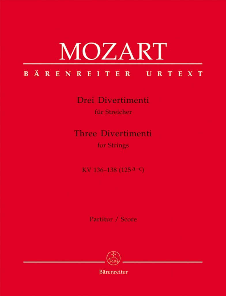 Divertimenti K136-138 Full score