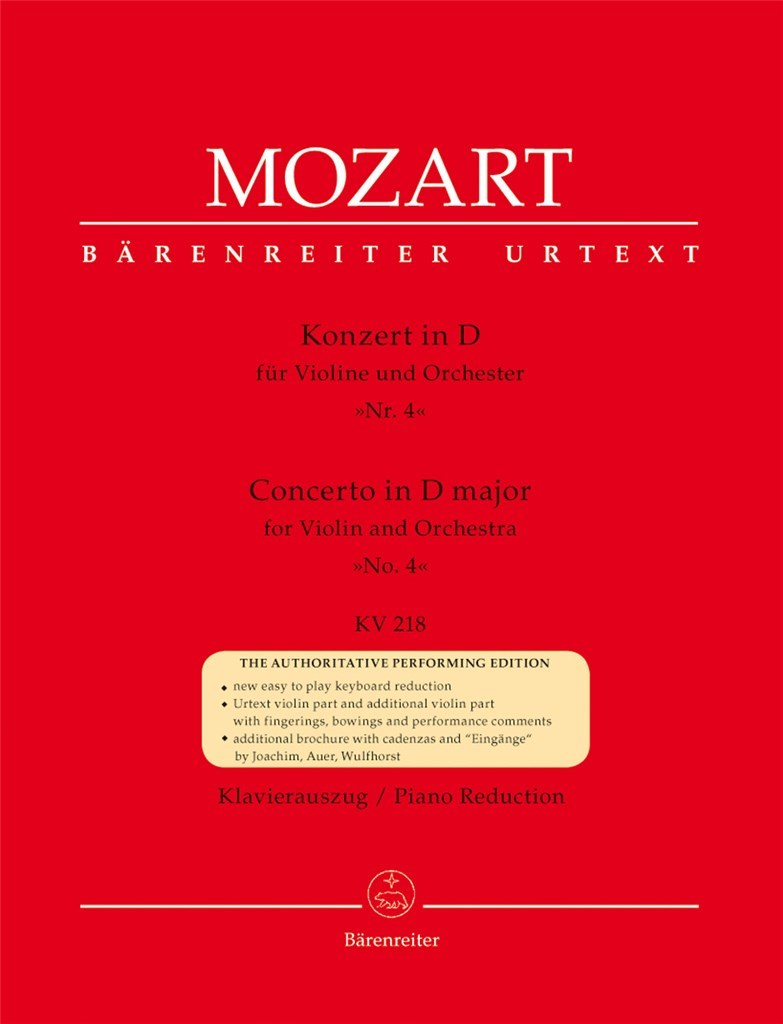 Concerto for Violin and Orchestra no. 4