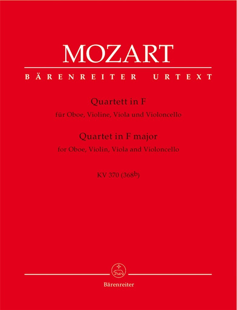 Oboe Quartet F Maj K370 Parts