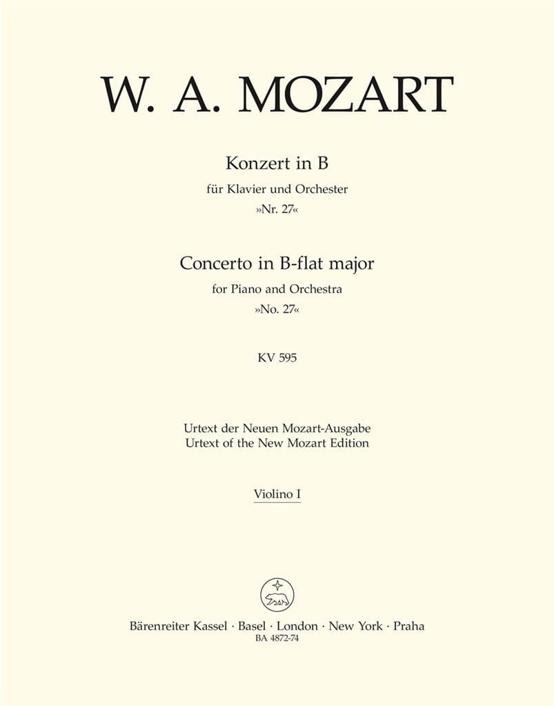 Concerto in Bb Major No. 27