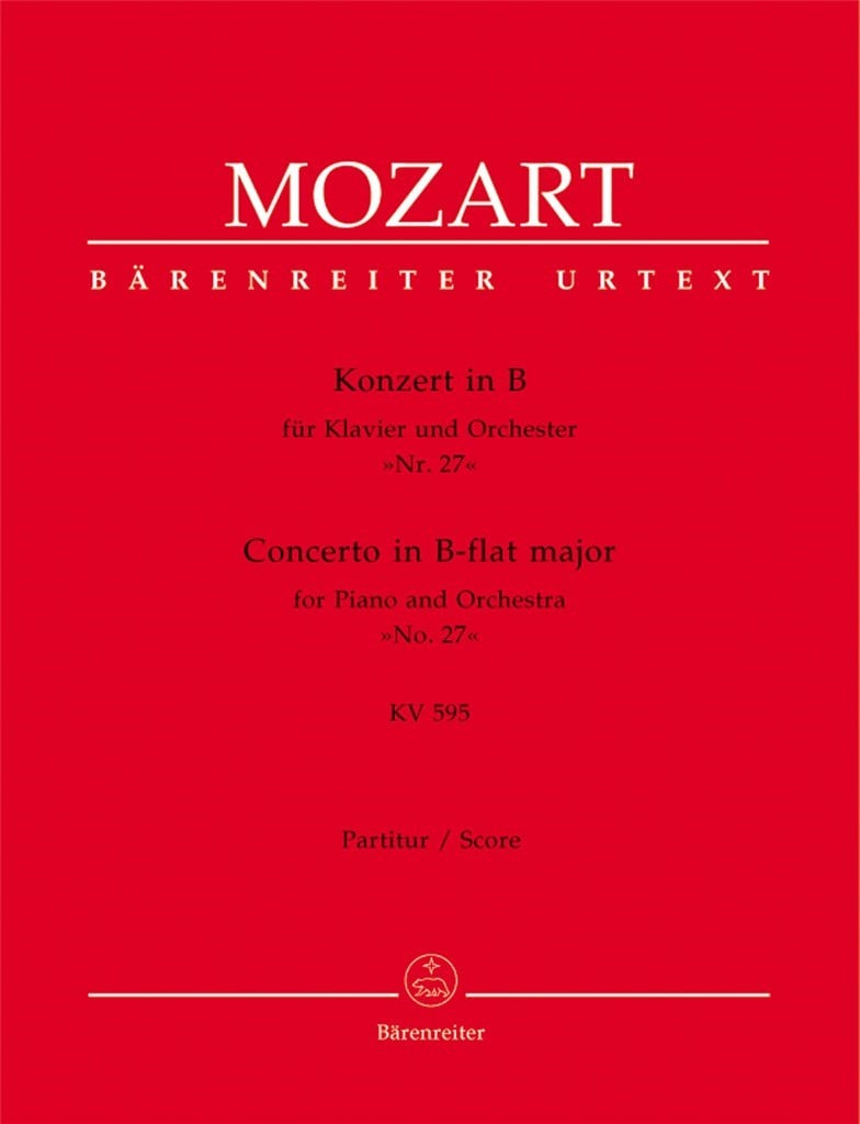 Concerto for Piano and Orchestra No. 27 in Bb major K. 595
