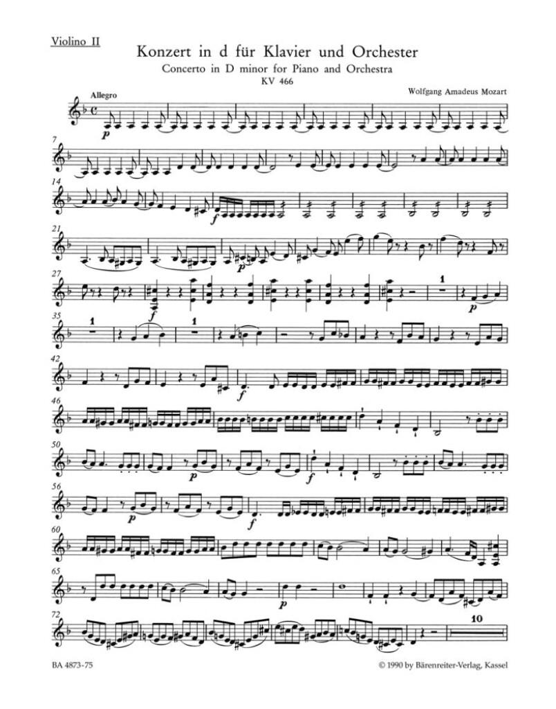 Concerto in D Minor No. 20