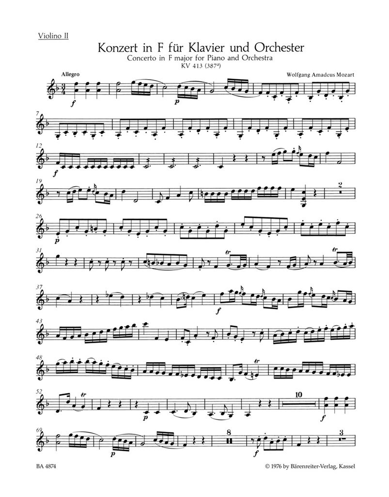 Concerto in F Major No. 11