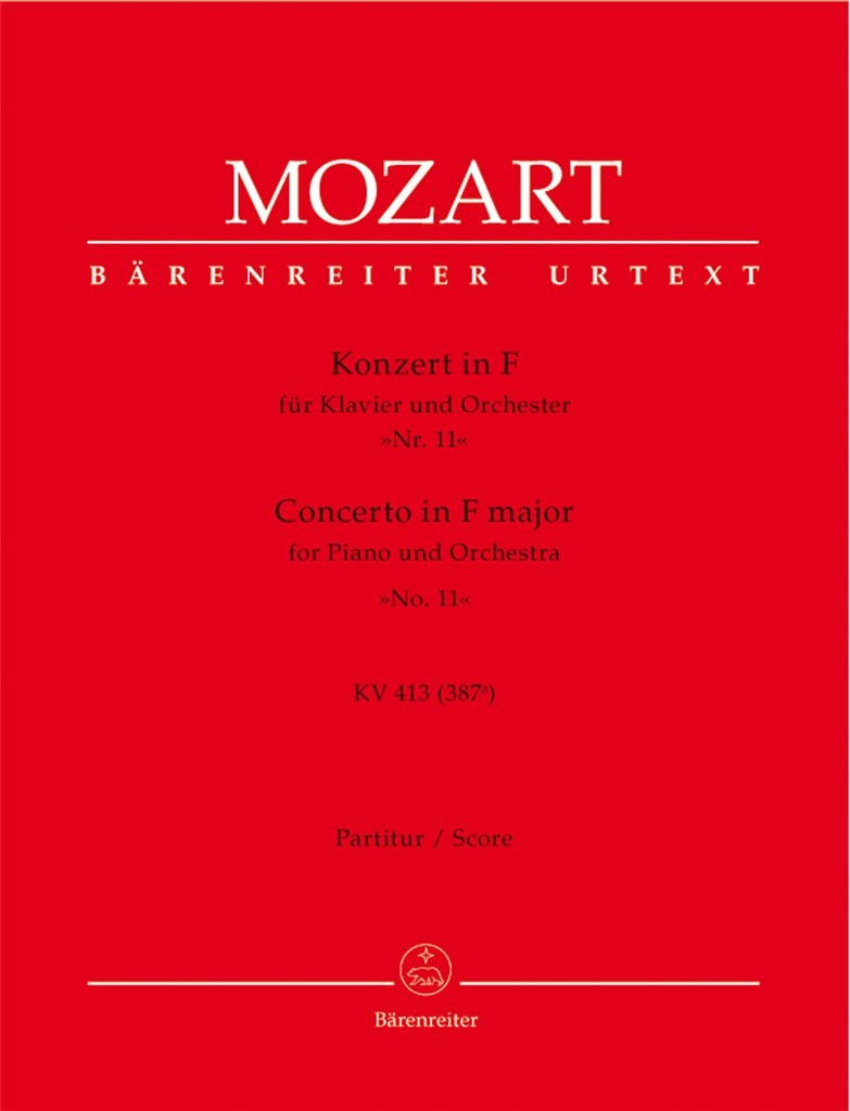 Concerto for Piano and Orchestra No. 11 in F major K. 413(387a)