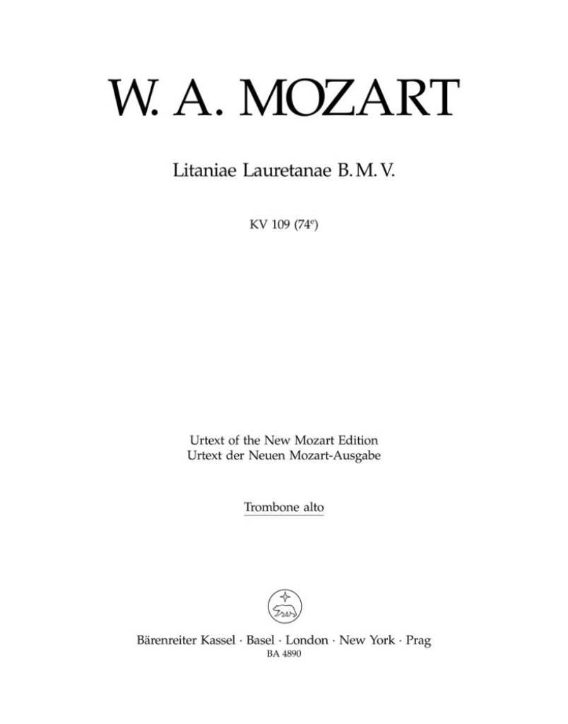 Litaniae Lauretanae B. M. V.